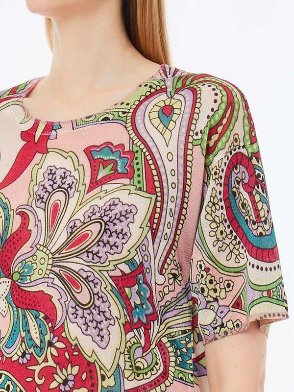 T-shirt Donna Liu Jo - T-shirt in maglia stampata - Multicolore