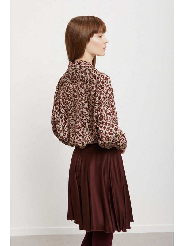 Bluse e camicie Donna ottod'Ame - Camicia in viscosa - Marrone