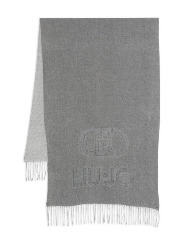Stole Donna Liu Jo - Stola Oval Monogram - Grigio