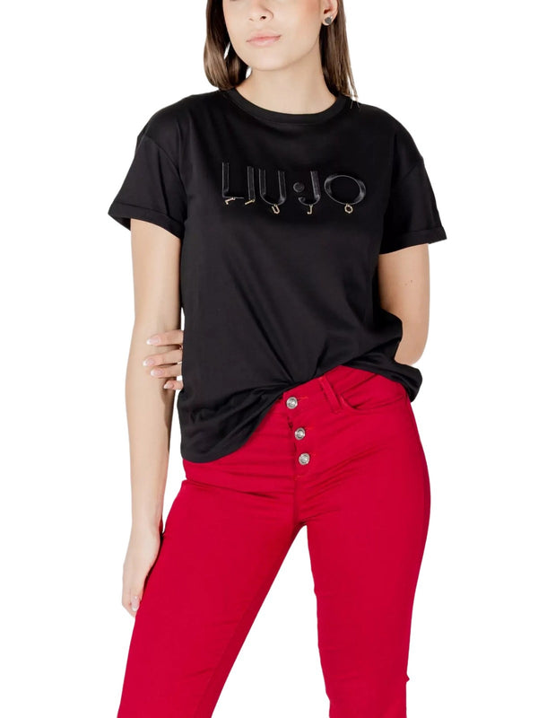 T-shirt Donna Liu Jo - T-shirt con logo - Nero