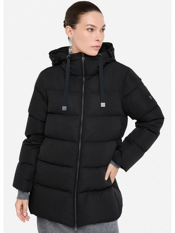 Piumini Donna Liu Jo - Piumino con ricami gioiello - Nero