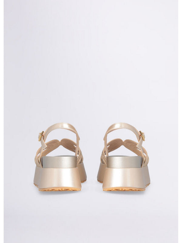 Sandali Donna LIU JO SHOES - Sandali platform con dettaglio chain - Oro