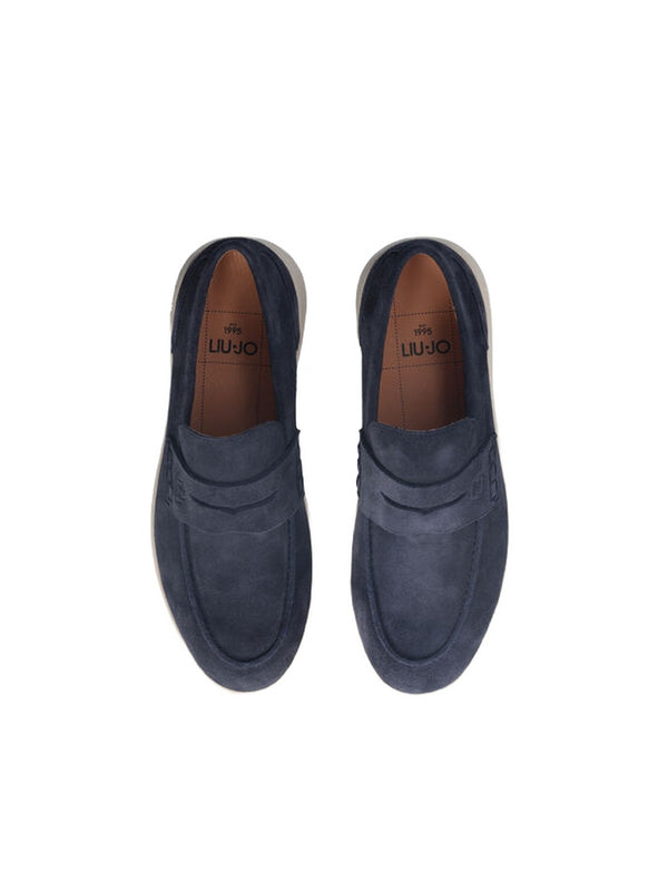 Mocassini Uomo LIU JO SHOES - Mocassini in suede - Blu