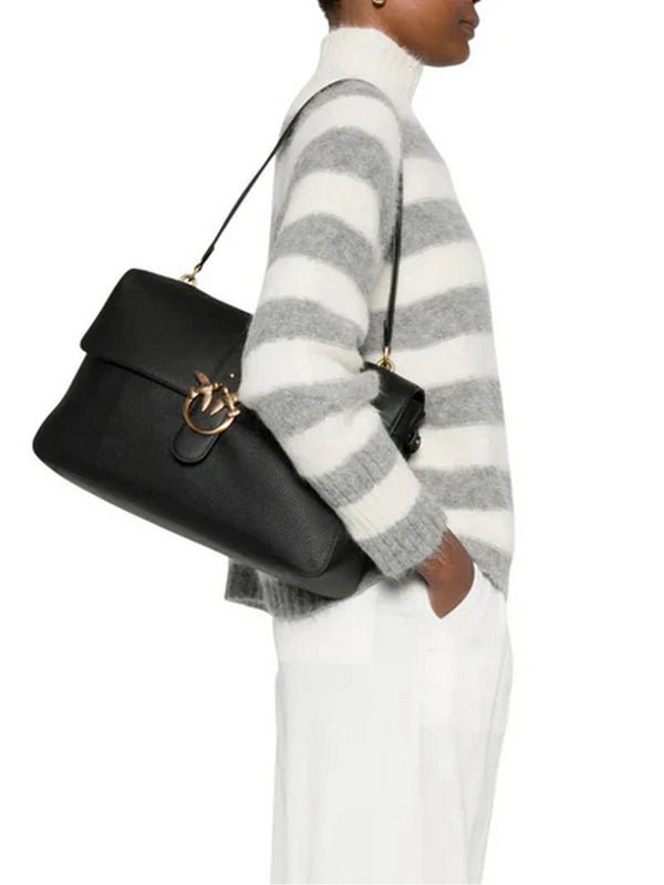 Borse a tracolla Donna Pinko - Borsa Love One Extra Slouchy - Nero