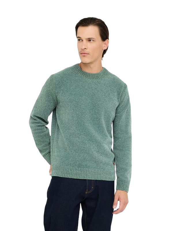 Maglioni Uomo LIU JO UOMO - Maglia in ciniglia - Verde