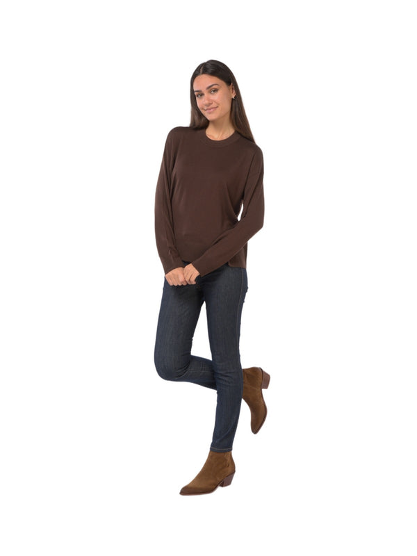 Maglie Donna Liu Jo - Maglia in misto lana - Marrone