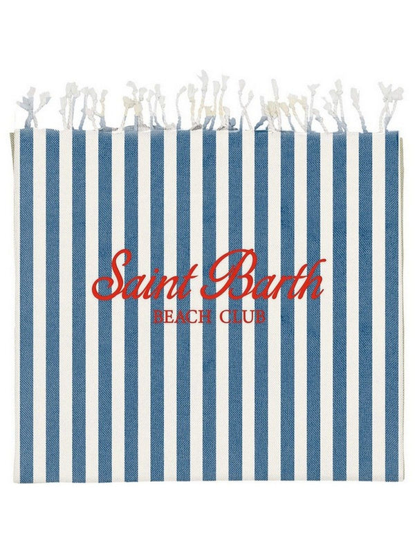 Altro (Mare e piscina) Uomo Mc2 Saint Barth - Foutas Light N Sb Beach Stripes Emb - Blu