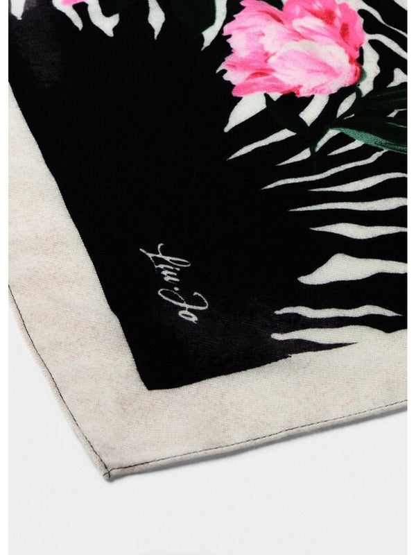 Foulard Donna Liu Jo - Foulard Flowzebr - Nero
