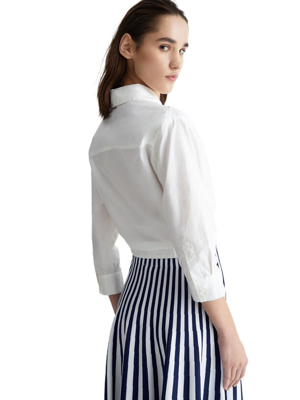 Camicie Donna Liu Jo - Camicia con nodo - Bianco