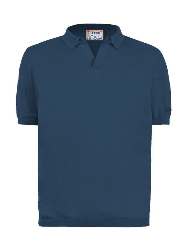 Polo Uomo Mc2 Saint Barth - Polo Sloan in maglia - Blu
