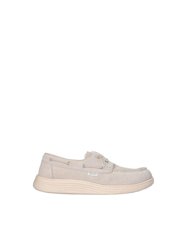 Mocassini Uomo LIU JO SHOES - Mocassini casual in suede - Beige