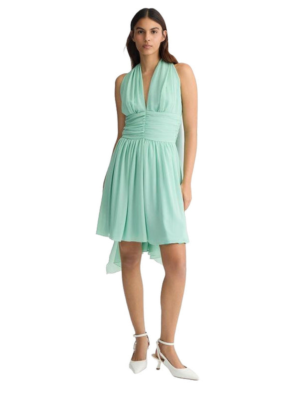 Vestiti da cocktail Donna Liu Jo - Abito corto con drappeggio - Verde
