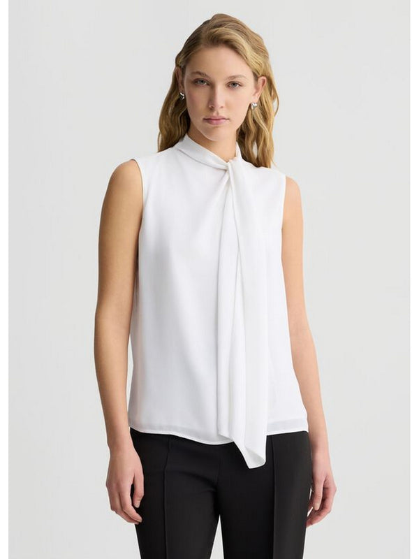 Canotte e top Donna Liu Jo - Top in georgette - Bianco