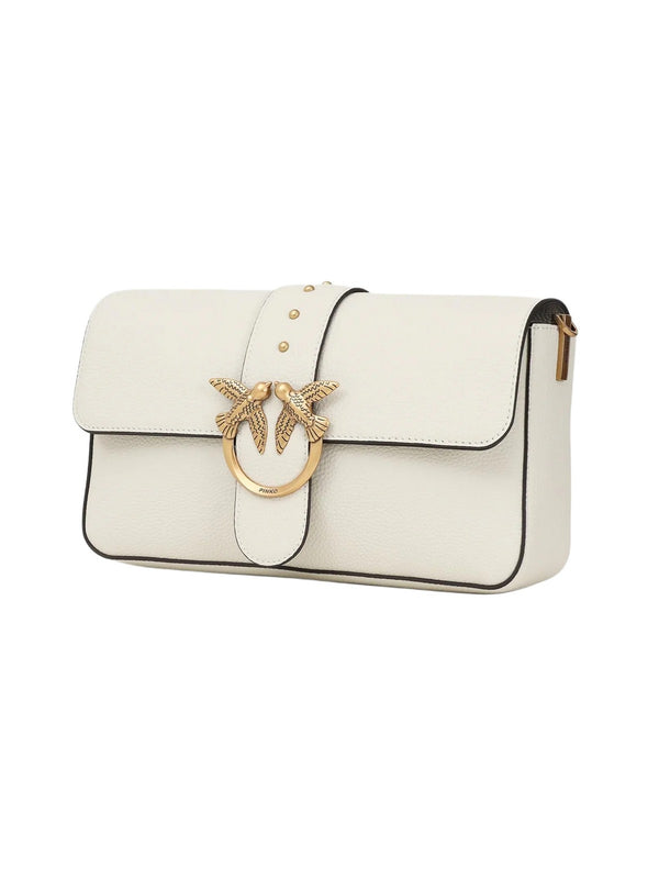 Borse a tracolla Donna Pinko - Borsa Love One Classic Slouchy - Bianco