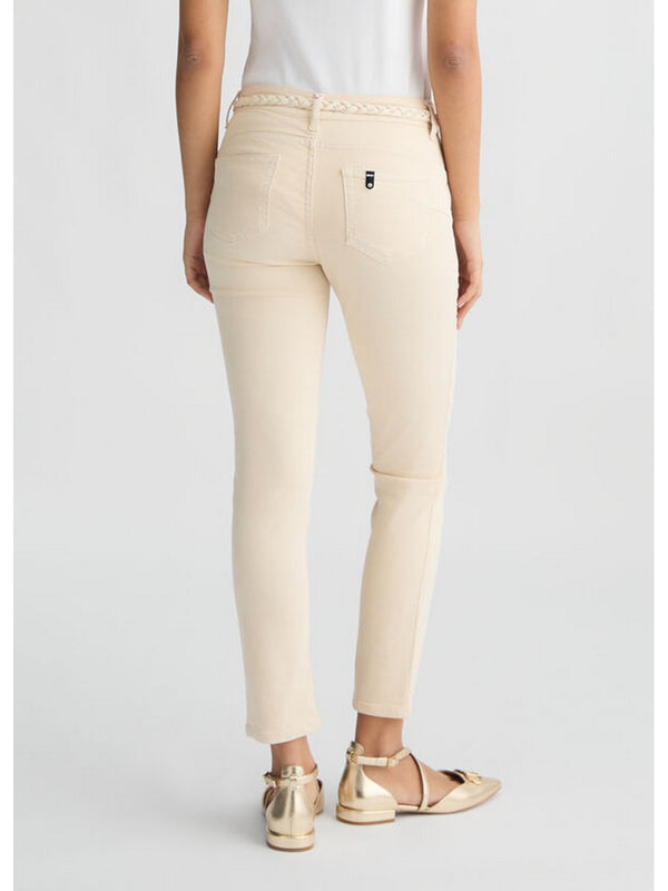 Pantaloni Donna Liu Jo - Pantaloni skinny con cintura - Beige