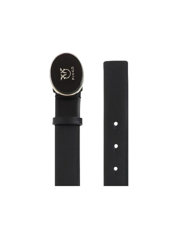 Cinture Donna Pinko - Cintura Round Enamel - Nero