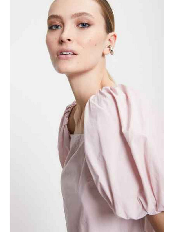 Vestiti casual Donna ottod'Ame - Abito corto in popeline - Rosa