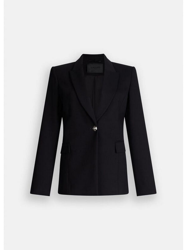 Giacche Donna Liu Jo - Blazer con spilla gioiello - Nero
