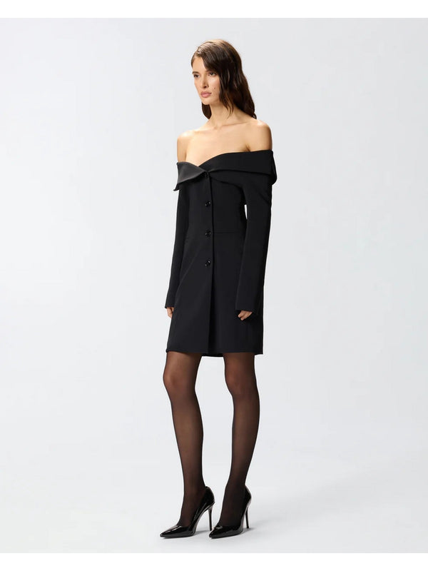 Vestiti da cocktail Donna Pinko - Vestito a tubino stile blazer - Nero