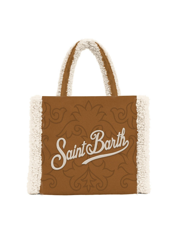 Borse a mano Donna Mc2 Saint Barth - Borsa Collette Shearling 1910 Motif Emb - Marrone
