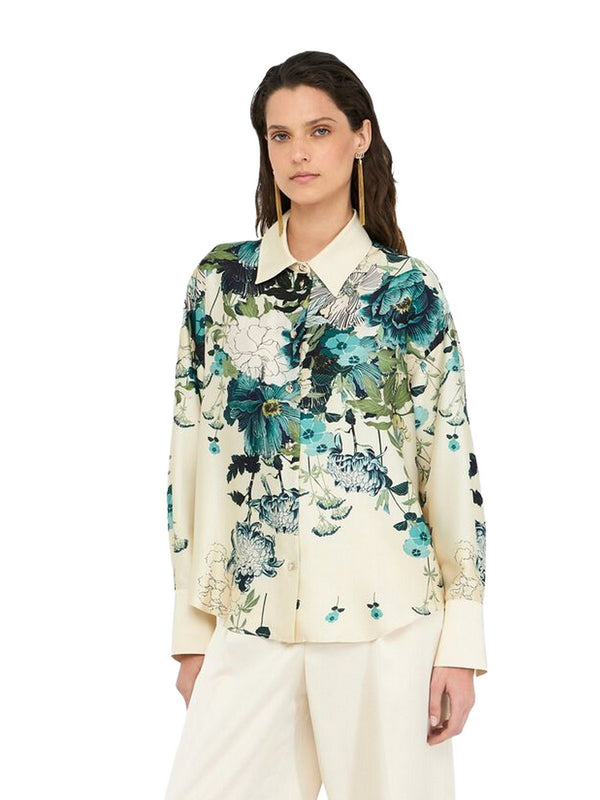 Camicie Donna Liu Jo - Camicia in twill stampato - Bianco