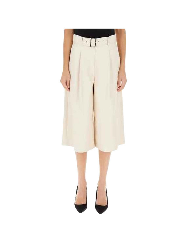 Pantaloni Donna Liu Jo - Pantalone cropped - Panna