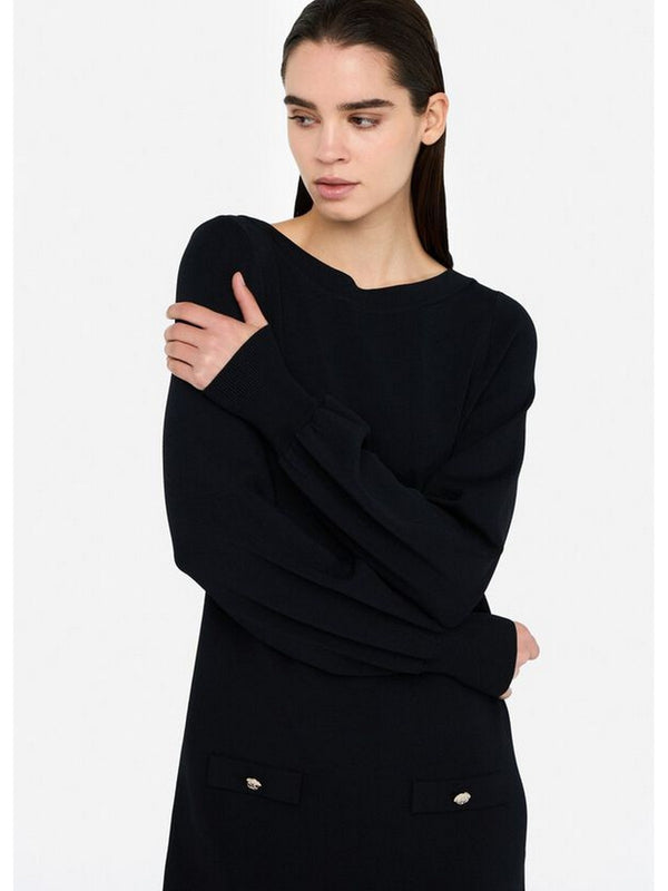 Vestiti casual Donna Liu Jo - Abito in maglia - Nero