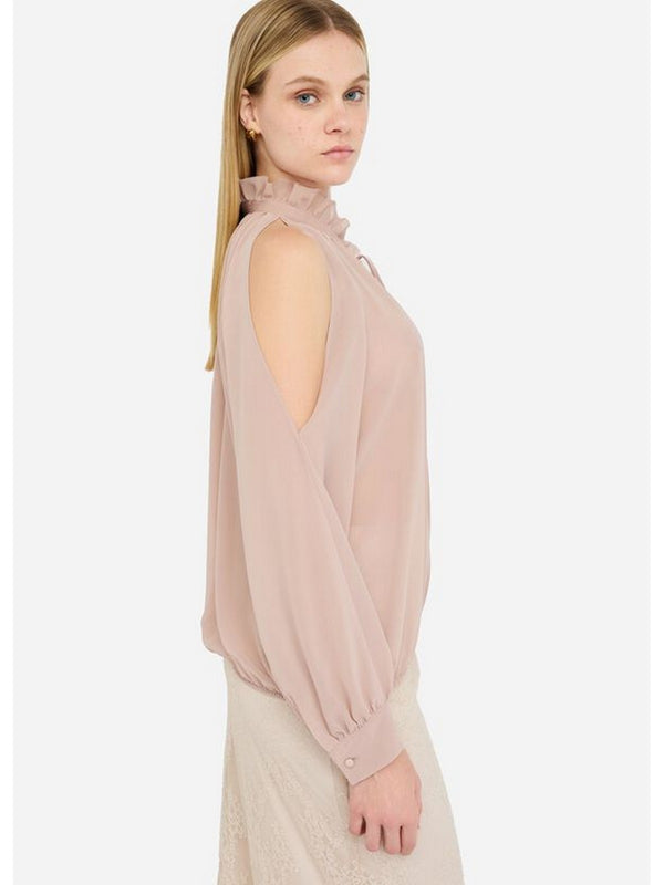 Bluse Donna Liu Jo - Blusa con cut-out - Rosa