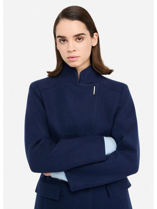 Cappotti Donna Liu Jo - Cappotto in panno double - Blu