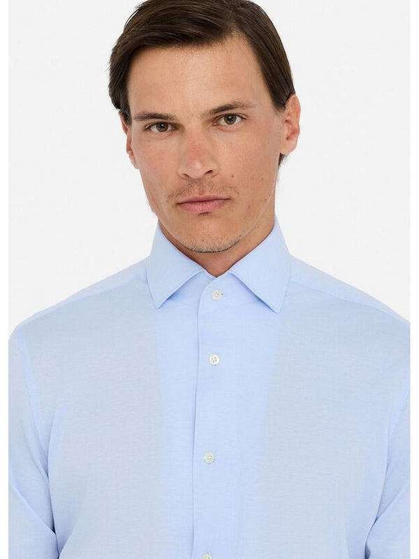 Camicie casual Uomo LIU JO UOMO - Camicia in cotone - Celeste