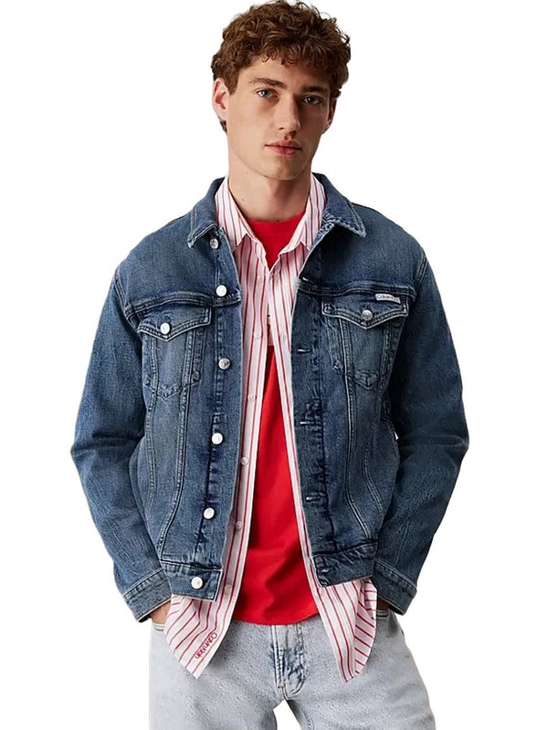 Giubbotti Uomo Calvin Klein - Slim Denim Jacket - Denim