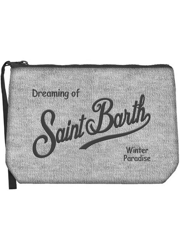 Pochette Uomo Mc2 Saint Barth - Pochette Aline Wool 15 Emb - Grigio