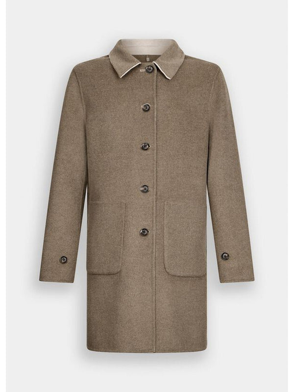 Cappotti Uomo LIU JO UOMO - Cappotto reversibile in lana - Beige