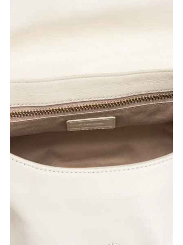 Borse a spalla Donna Pinko - Classic Jolene Bag Shoulder In Pelle - Bianco