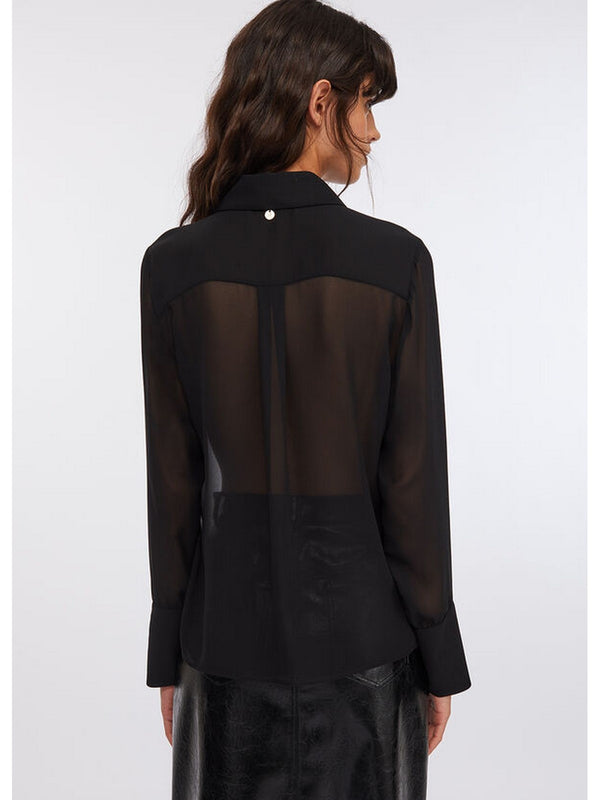 Camicie Donna Liu Jo - Camicia con perle - Nero