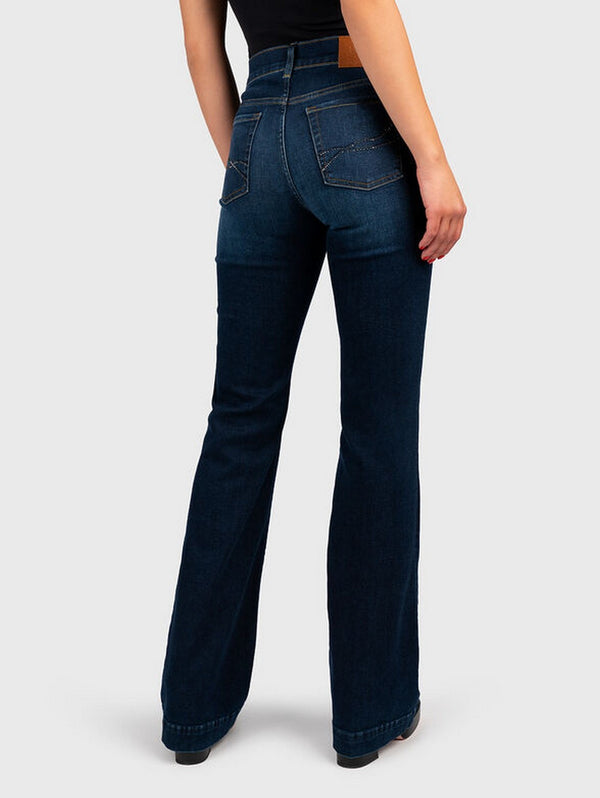 Jeans Donna Liu Jo - Jeans bootcut stretch - Blu