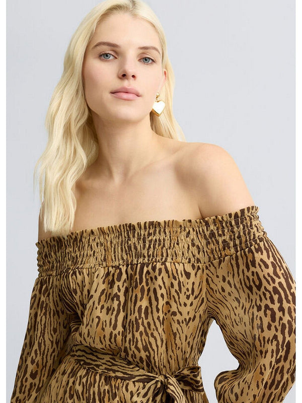 Vestiti da cocktail Donna Liu Jo - Abito animalier - Multicolore