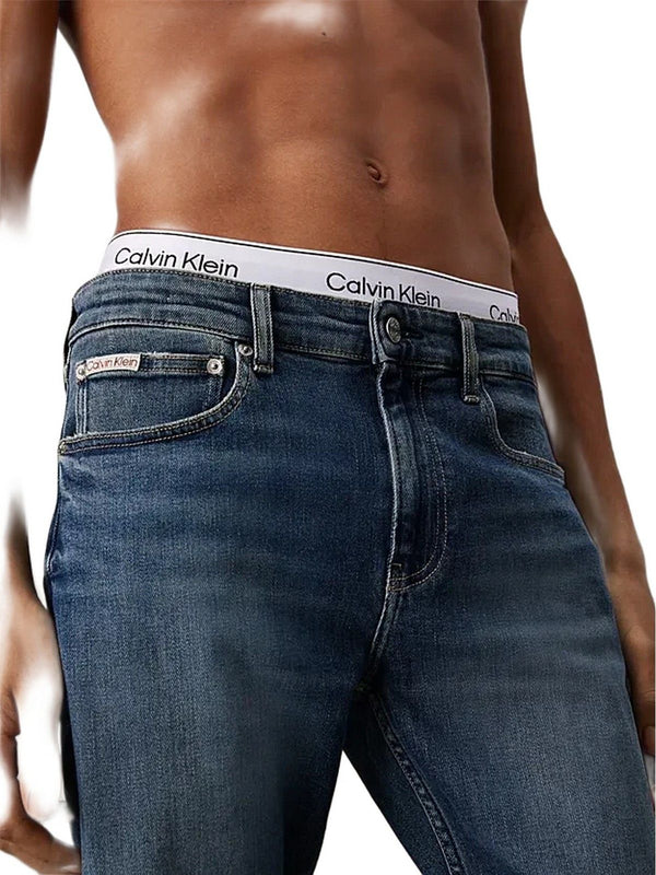 Jeans Uomo Calvin Klein - Slim Taper Jeans - Denim