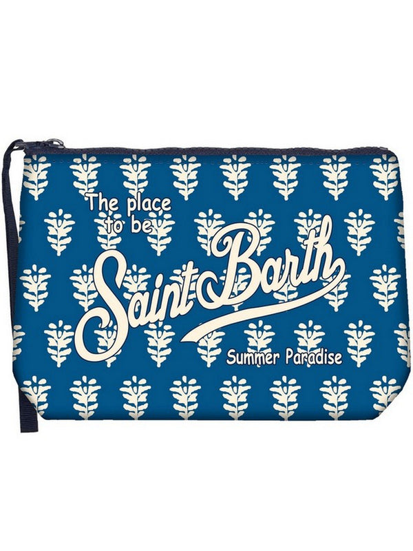 Pochette e Clutch Donna Mc2 Saint Barth - Pochette Aline Con Stampa Radical Buti 61 - Blu