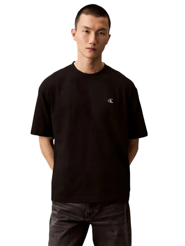 T-shirt Uomo Calvin Klein - T-Shirt In Cotone - Nero