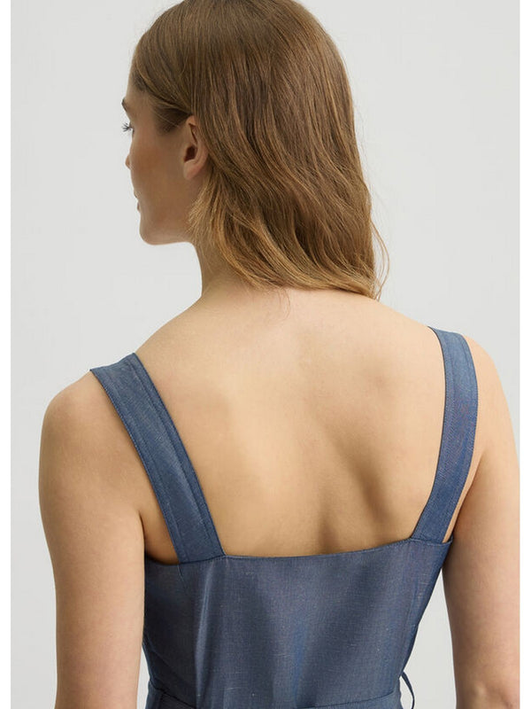 Vestiti casual Donna Liu Jo - Abito in lino con cintura - Blu