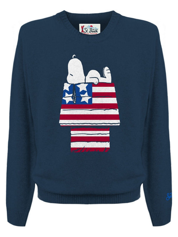 Maglie Uomo Mc2 Saint Barth - Maglia Bomb Snoopy - Blu