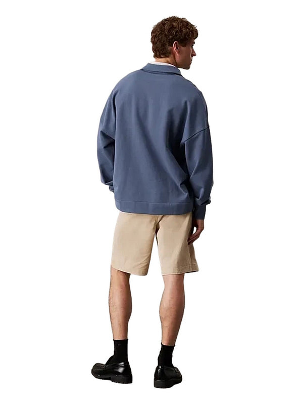 Bermuda Uomo Calvin Klein - Pantaloncini chino in morbido twill - Beige