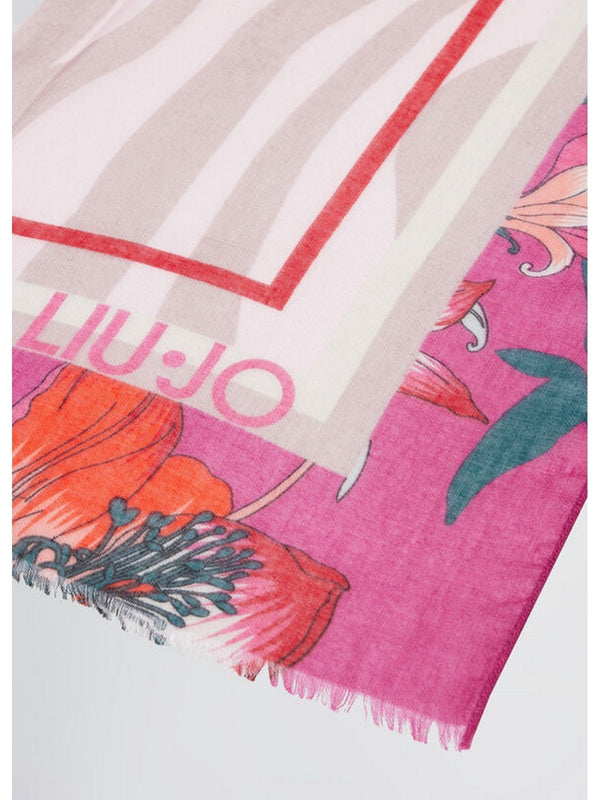 Foulard Donna Liu Jo - Foulard con stampa - Rosso