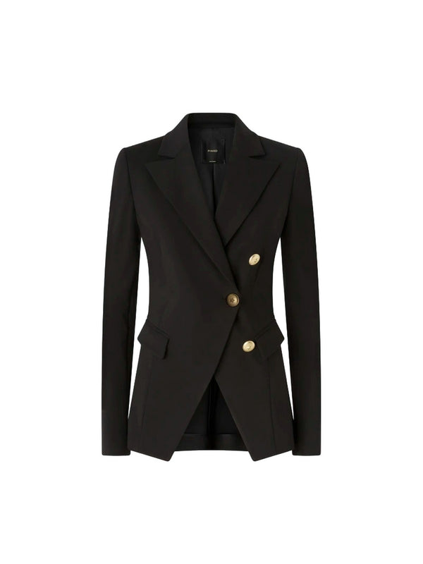 Giacche Donna Pinko - Blazer in punto stoffa - Nero