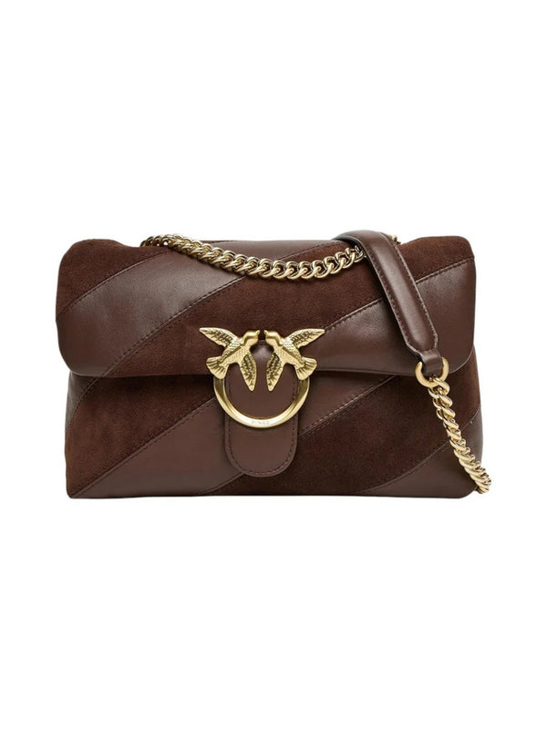 Borse a tracolla Donna Pinko - Love Puff Classic Cl - Marrone