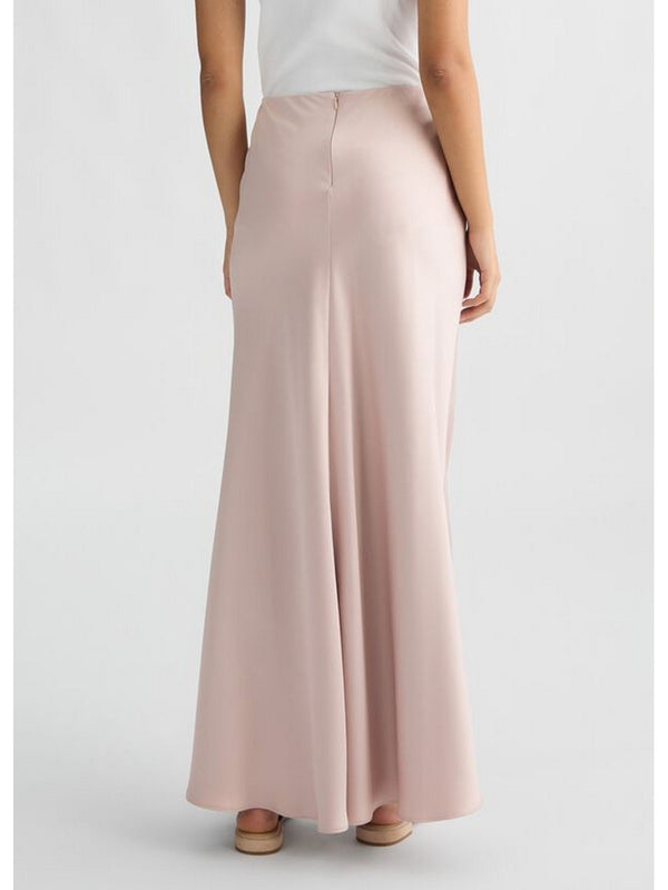 Gonne eleganti Donna Liu Jo - Gonna lunga rosa in raso - Rosa