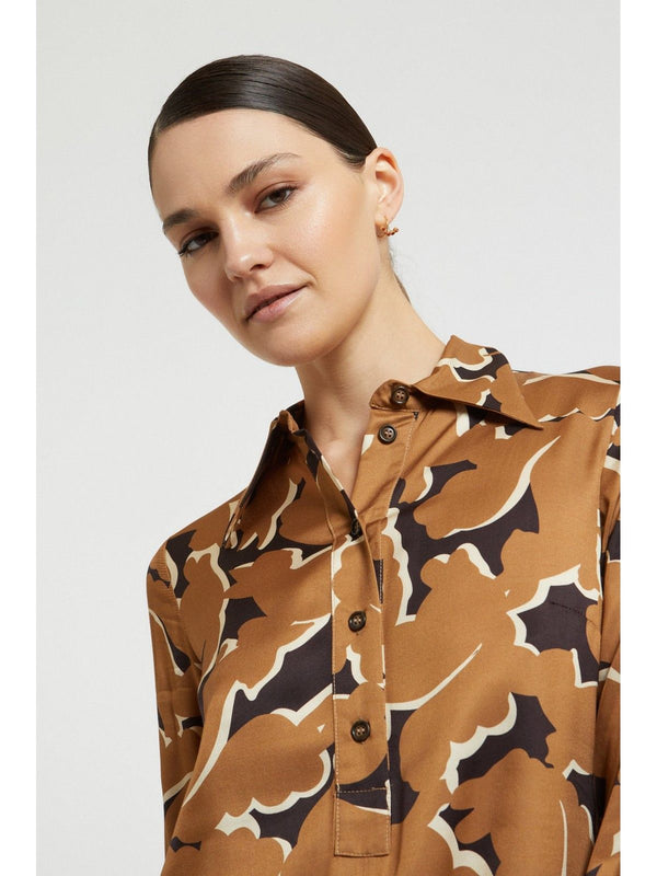 Vestiti casual Donna ottod'Ame - Abito corto in viscosa - Beige