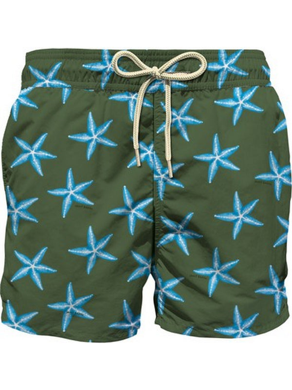 Pantaloncini e calzoncini Uomo Mc2 Saint Barth - Boxer Mare Lighting Joy Starfish 52 - Verde