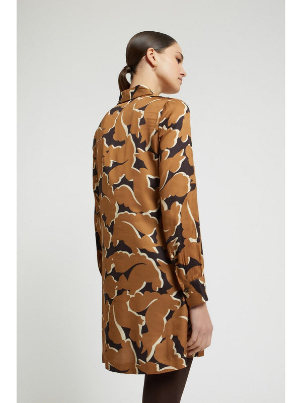 Vestiti casual Donna ottod'Ame - Abito corto in viscosa - Beige